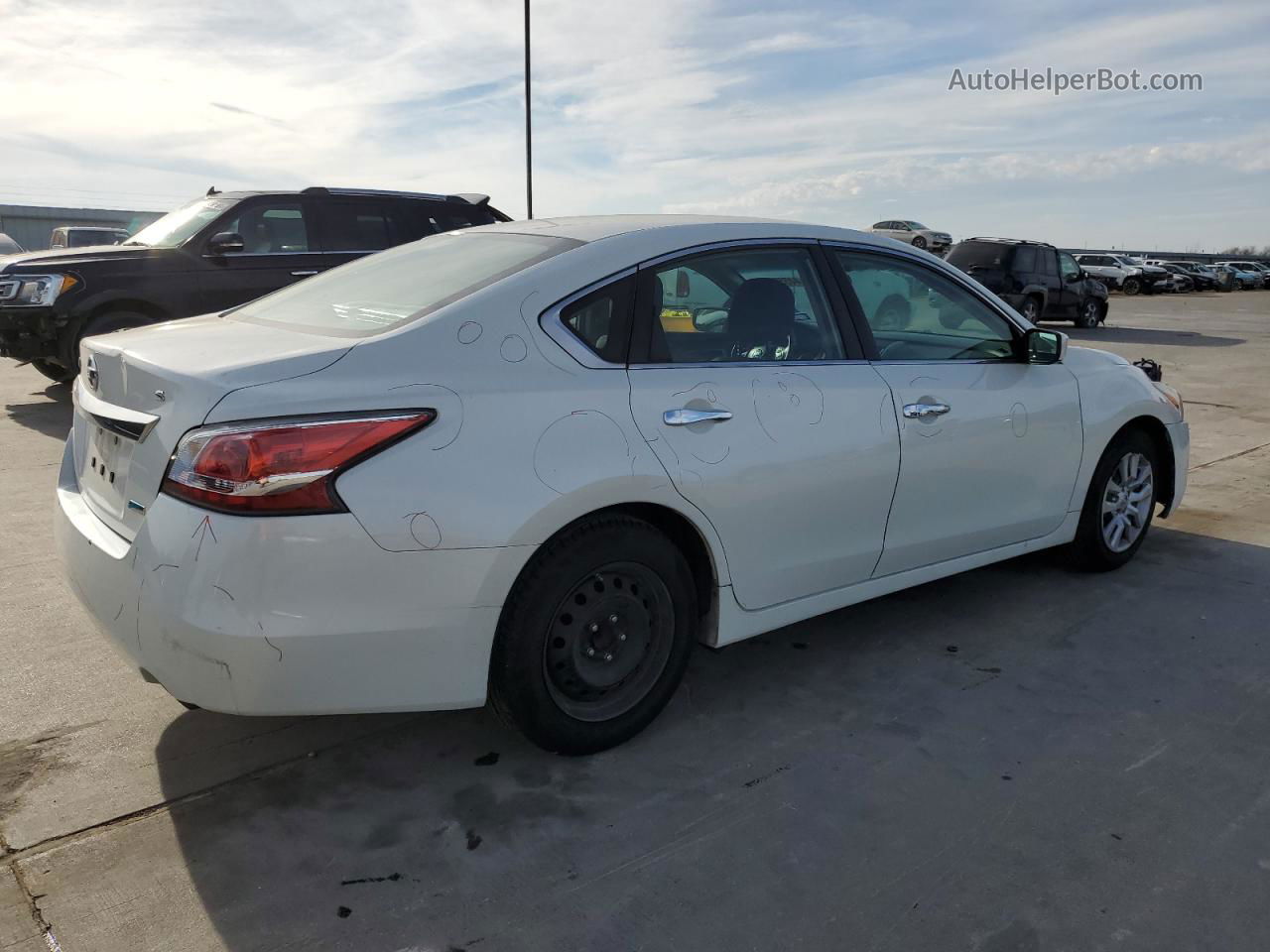 2014 Nissan Altima 2.5 White vin: 1N4AL3AP5EN348837