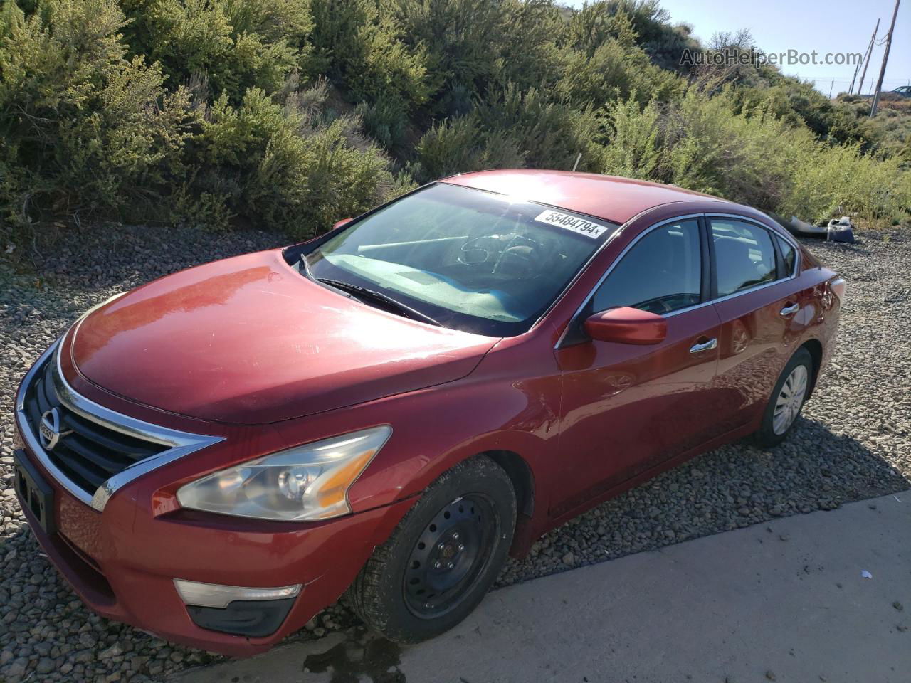 2014 Nissan Altima 2.5 Red vin: 1N4AL3AP5EN369655