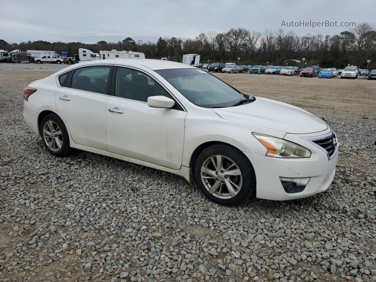 2015 Nissan Altima 2.5 White vin: 1N4AL3AP5FC129079