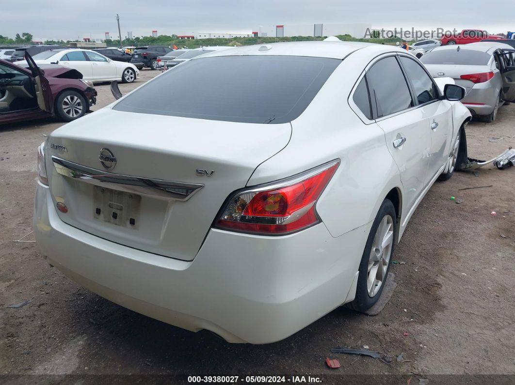 2015 Nissan Altima 2.5 Sv White vin: 1N4AL3AP5FC141491