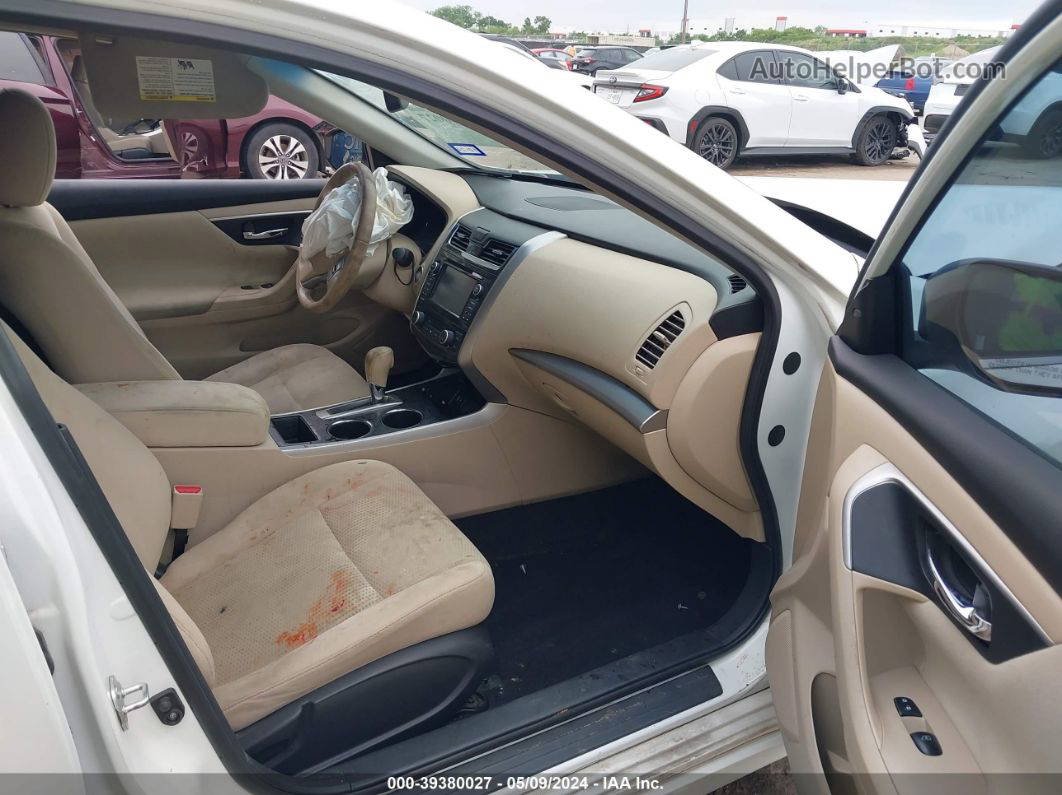 2015 Nissan Altima 2.5 Sv White vin: 1N4AL3AP5FC141491