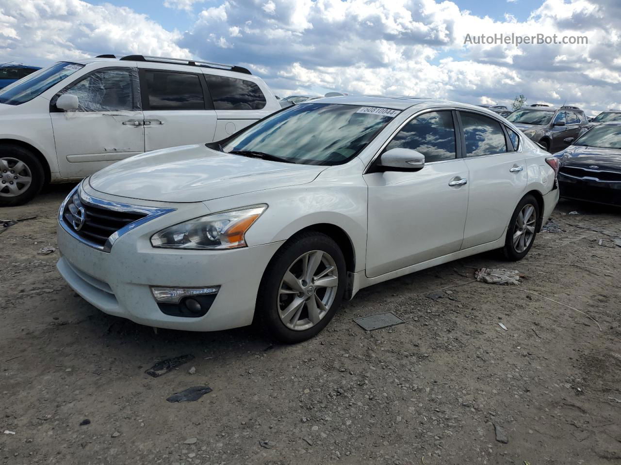 2015 Nissan Altima 2.5 White vin: 1N4AL3AP5FC447011