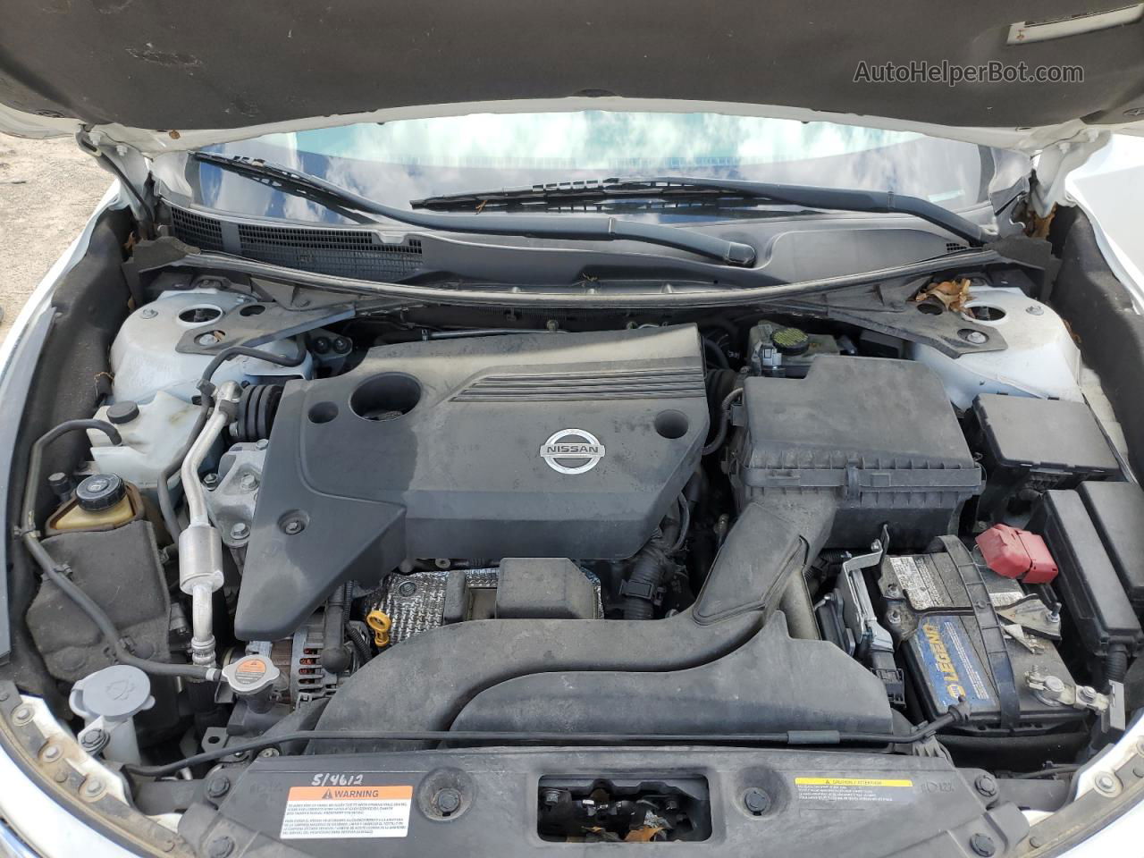 2015 Nissan Altima 2.5 Белый vin: 1N4AL3AP5FC447011