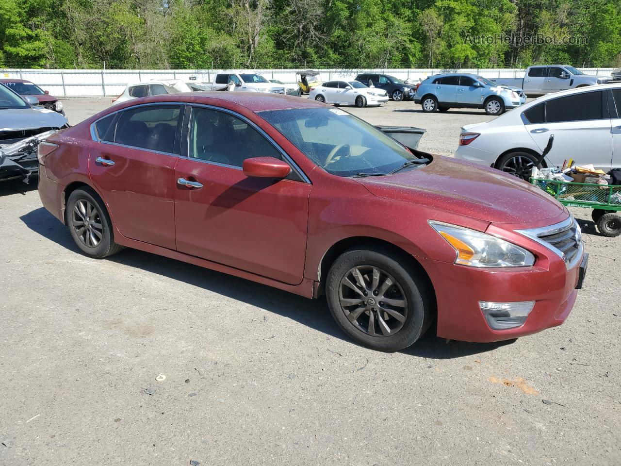 2015 Nissan Altima 2.5 Maroon vin: 1N4AL3AP5FC463452