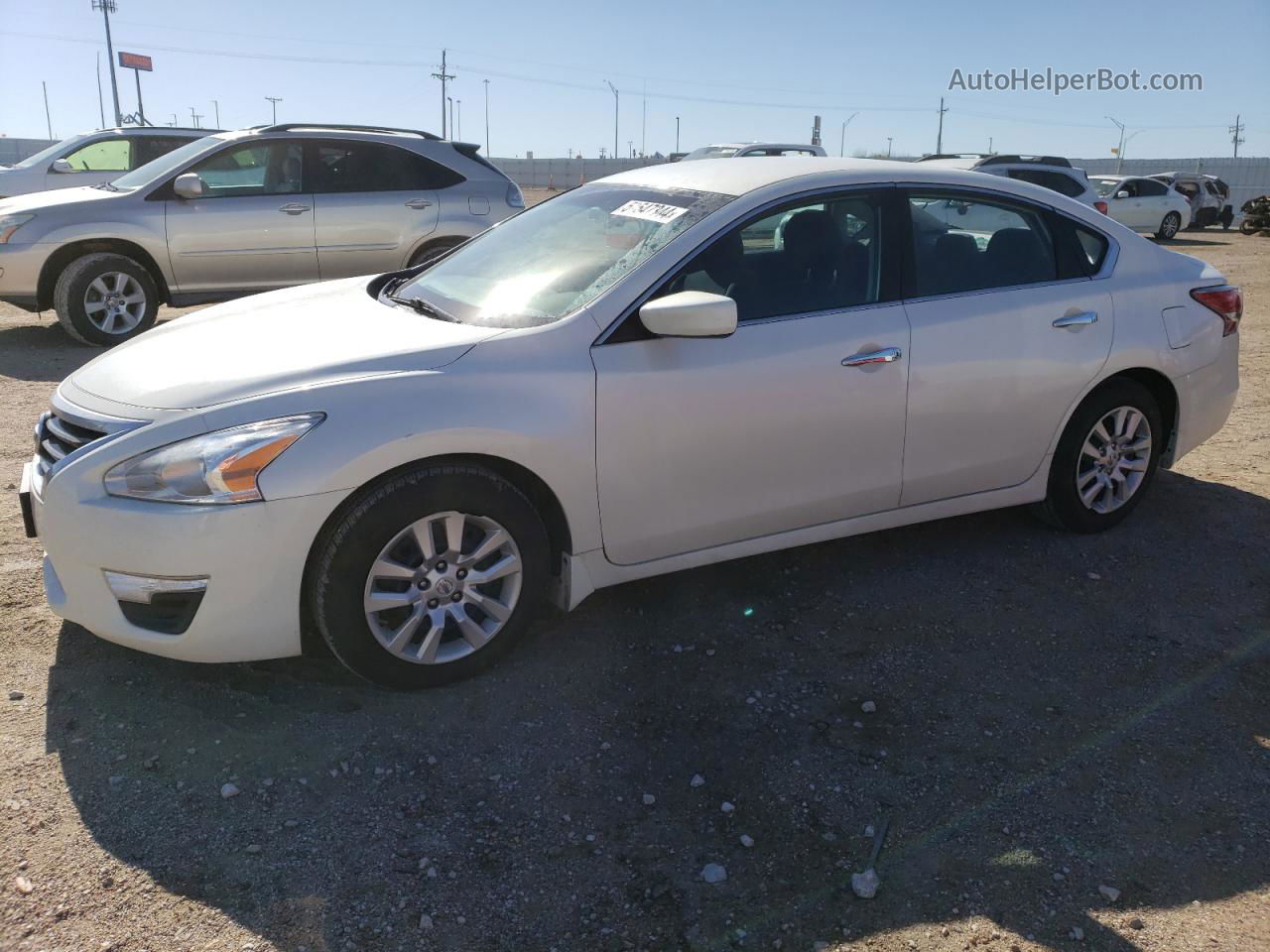 2015 Nissan Altima 2.5 White vin: 1N4AL3AP5FC464102