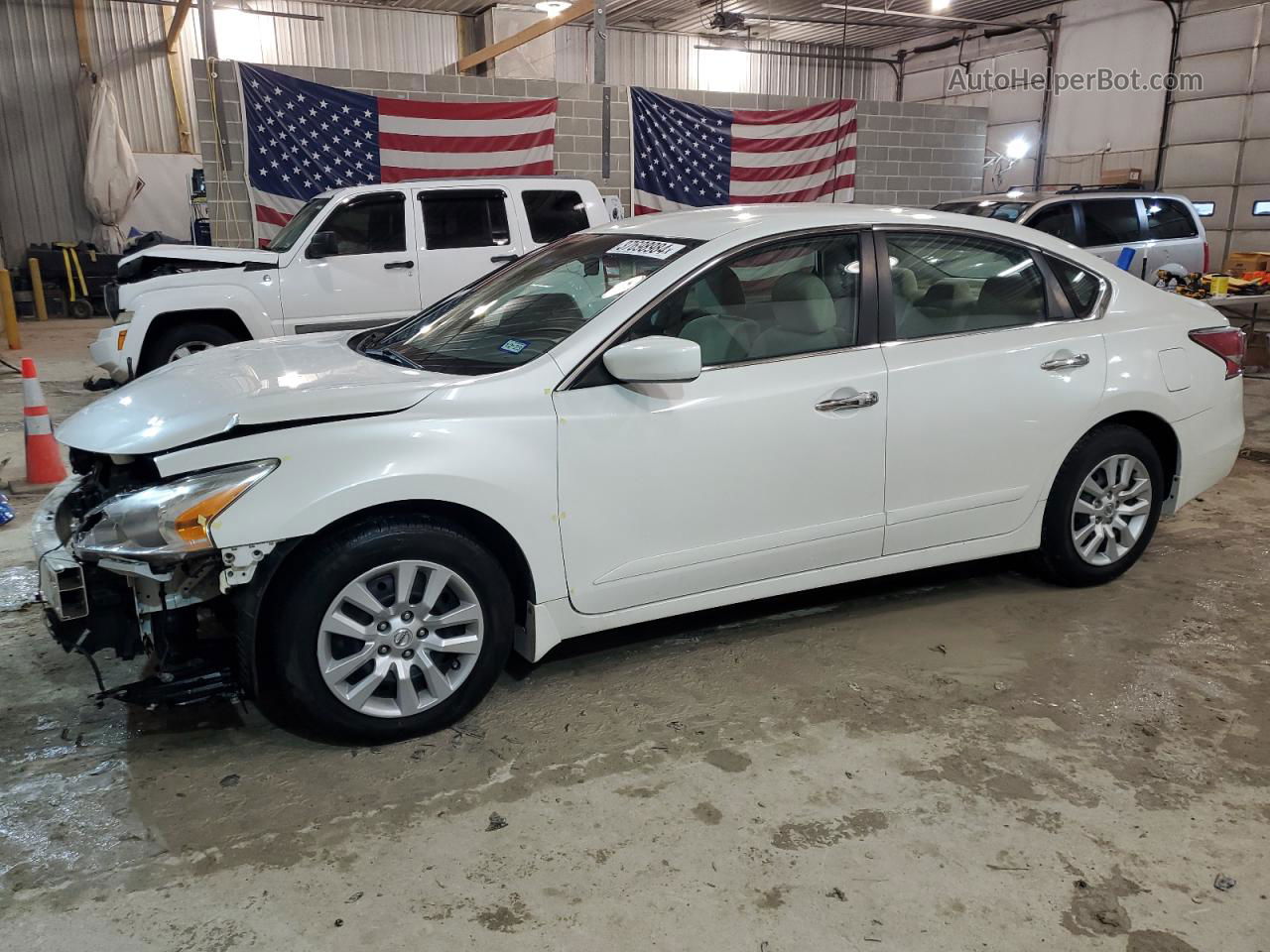 2015 Nissan Altima 2.5 White vin: 1N4AL3AP5FC482471