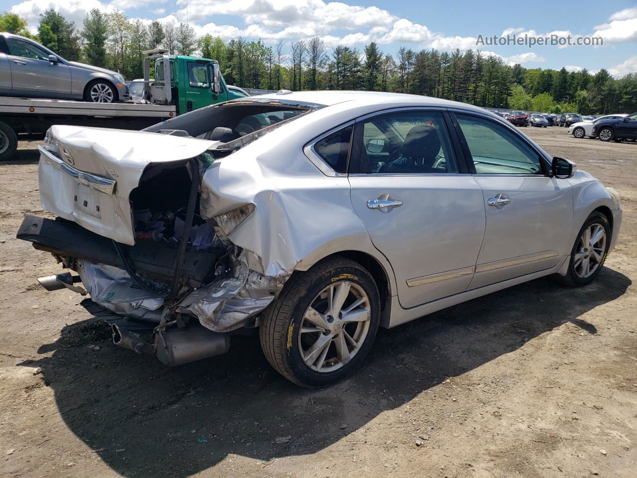 2015 Nissan Altima 2.5 Silver vin: 1N4AL3AP5FN341212