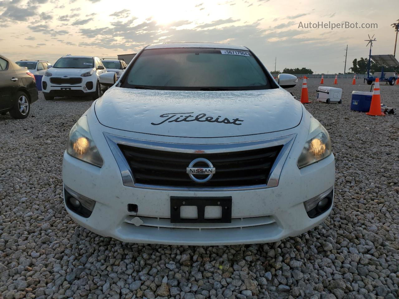 2015 Nissan Altima 2.5 White vin: 1N4AL3AP5FN342506