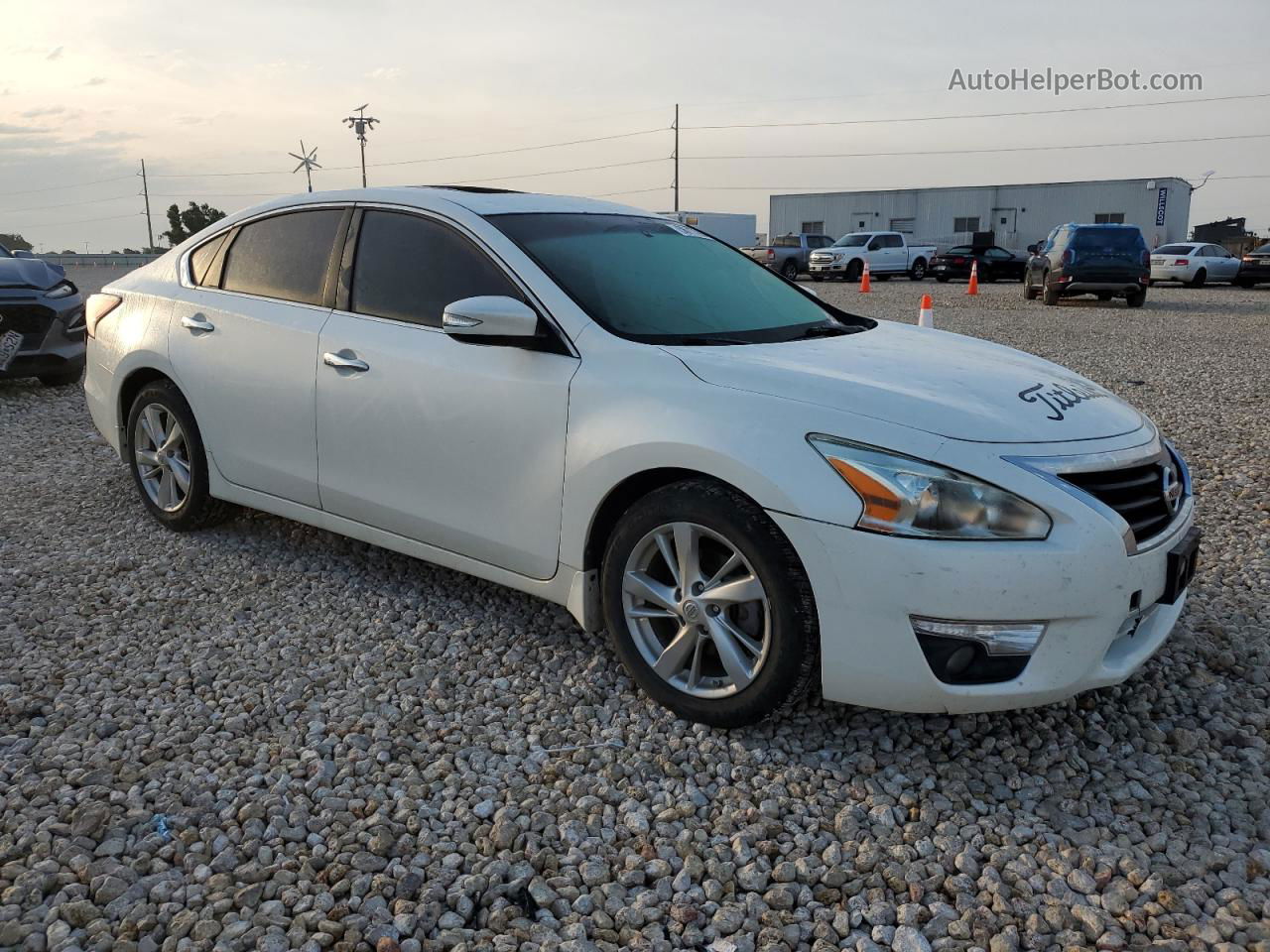 2015 Nissan Altima 2.5 White vin: 1N4AL3AP5FN342506