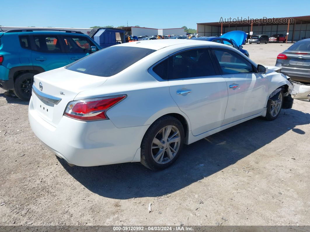 2015 Nissan Altima 2.5 Sl White vin: 1N4AL3AP5FN395870