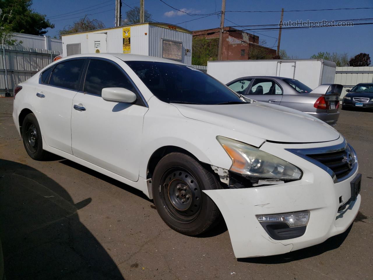 2015 Nissan Altima 2.5 White vin: 1N4AL3AP5FN399272