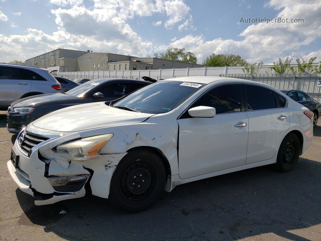 2015 Nissan Altima 2.5 White vin: 1N4AL3AP5FN399272