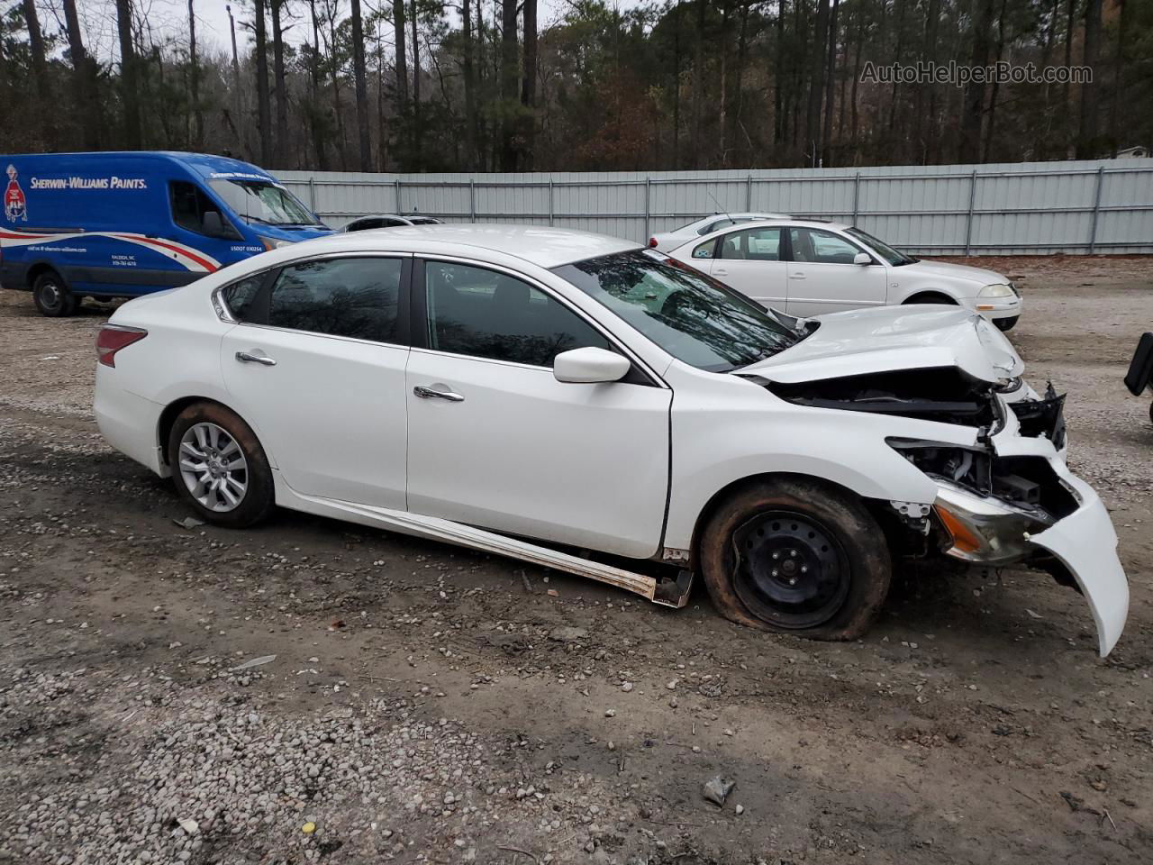 2015 Nissan Altima 2.5 White vin: 1N4AL3AP5FN404132