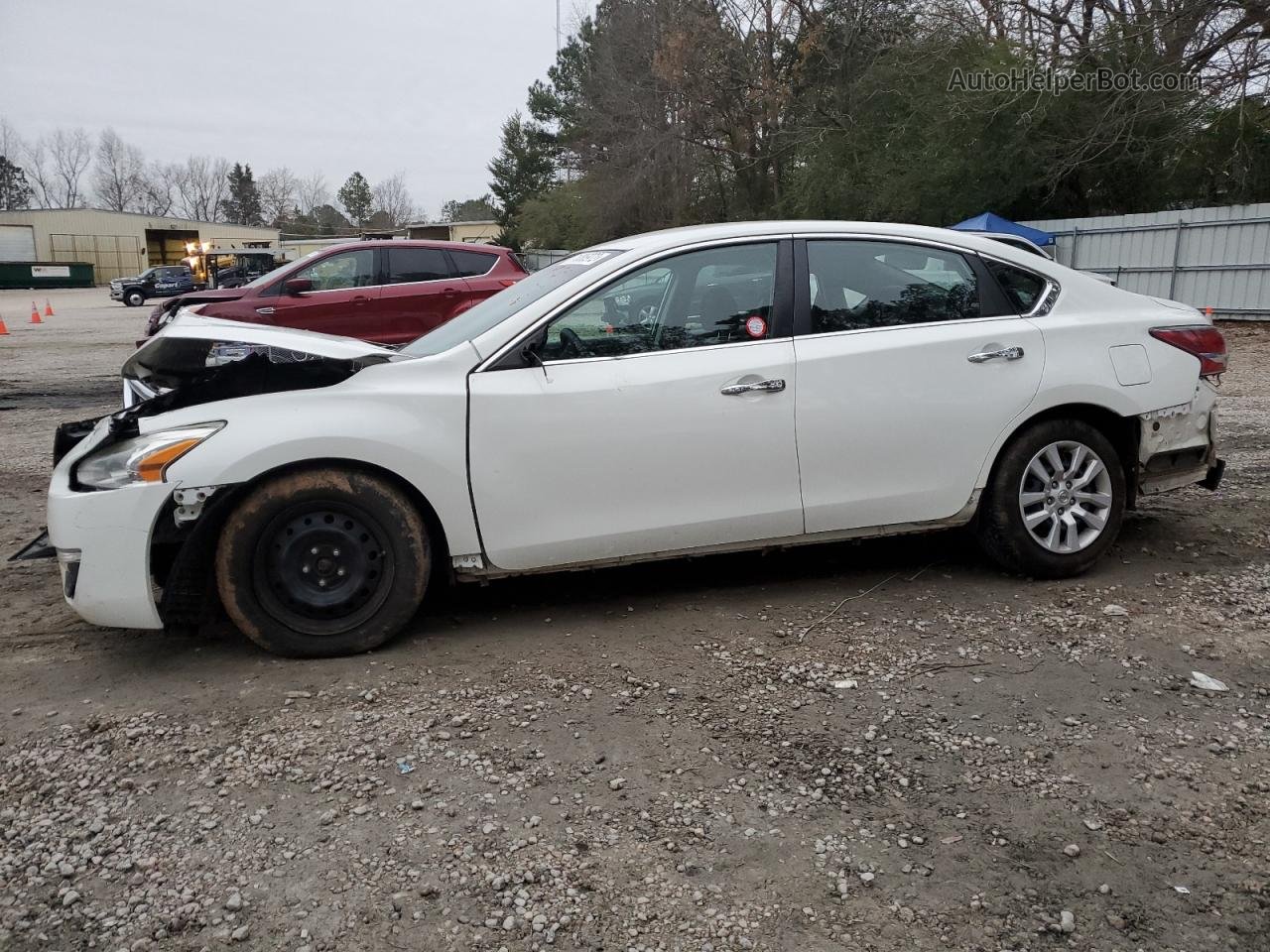 2015 Nissan Altima 2.5 White vin: 1N4AL3AP5FN404132