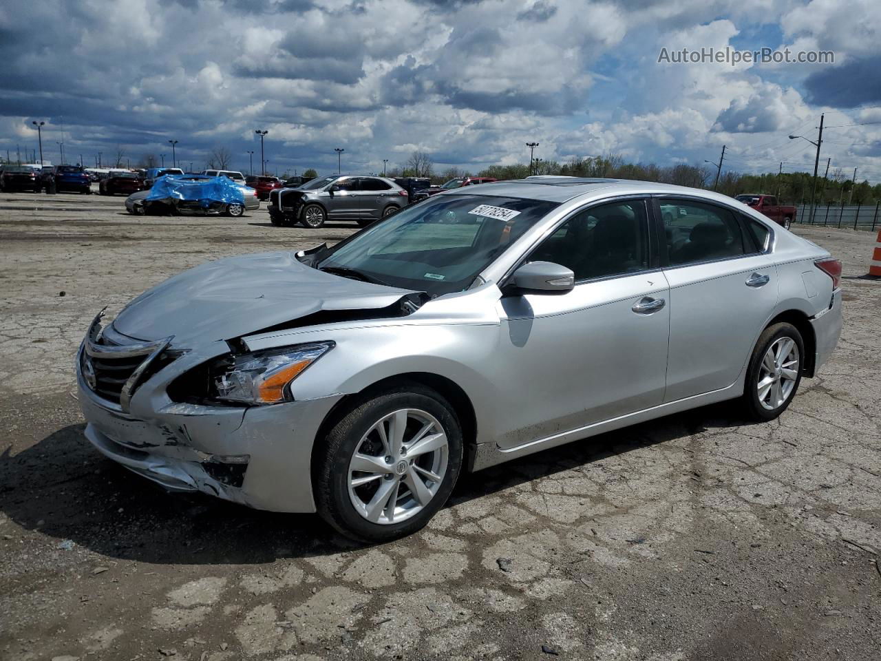 2015 Nissan Altima 2.5 Серебряный vin: 1N4AL3AP5FN909538