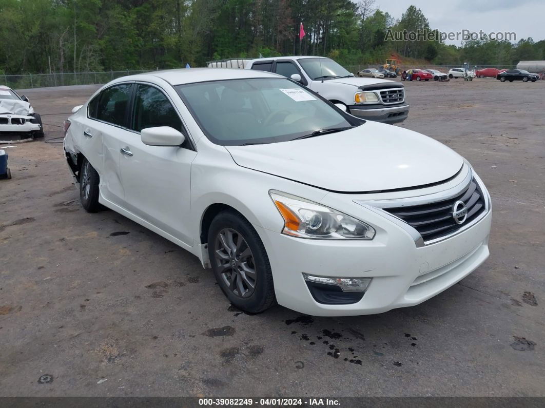 2015 Nissan Altima 2.5 S White vin: 1N4AL3AP5FN911127