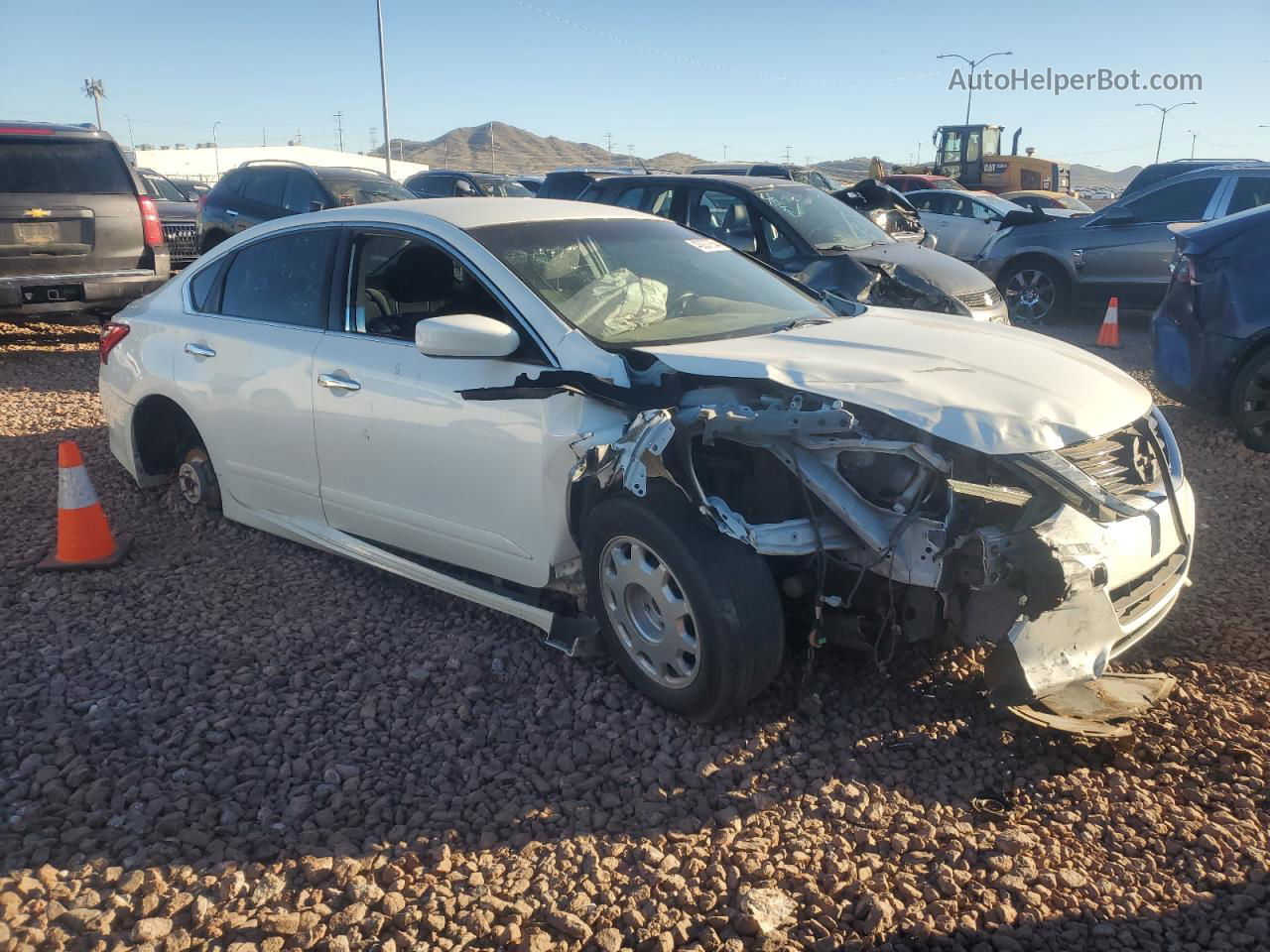 2016 Nissan Altima 2.5 White vin: 1N4AL3AP5GN317476