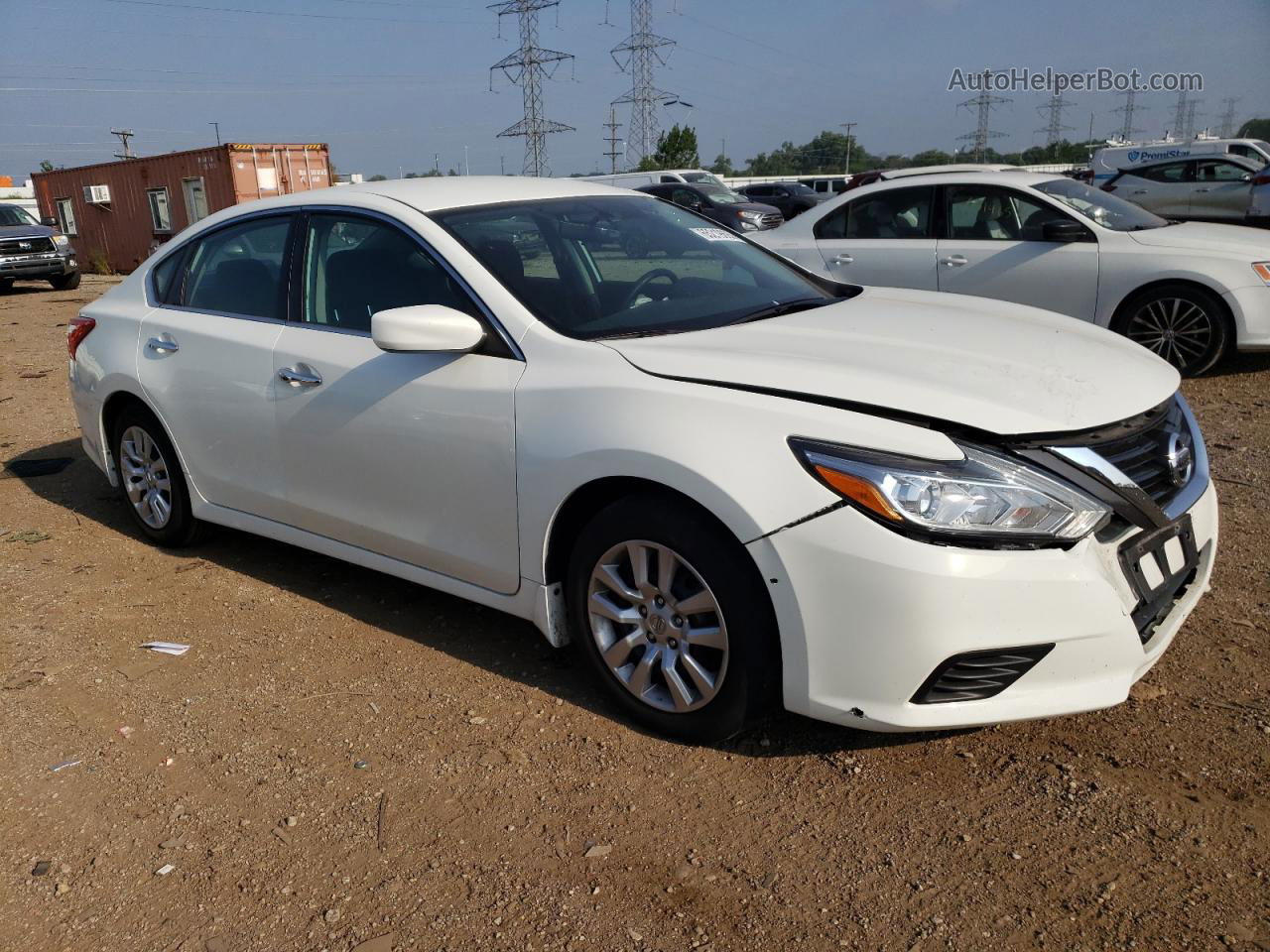 2017 Nissan Altima 2.5 Белый vin: 1N4AL3AP5HC132647