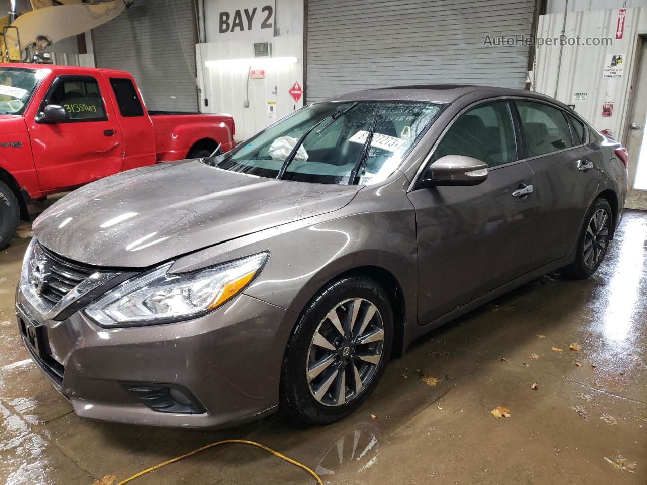 2017 Nissan Altima 2.5 Brown vin: 1N4AL3AP5HC139548