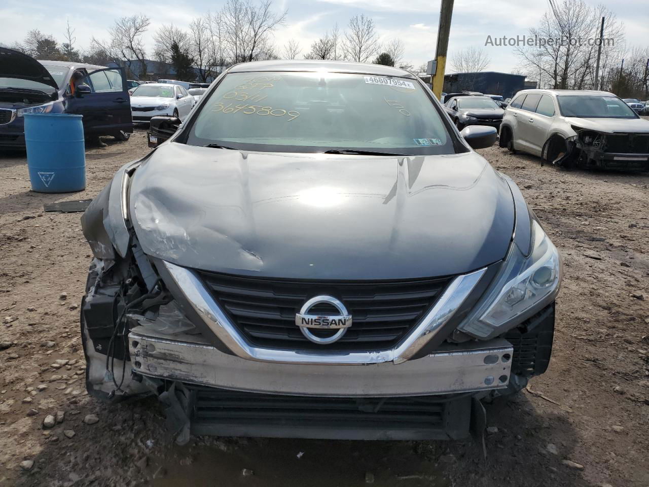 2017 Nissan Altima 2.5 Серый vin: 1N4AL3AP5HC142899