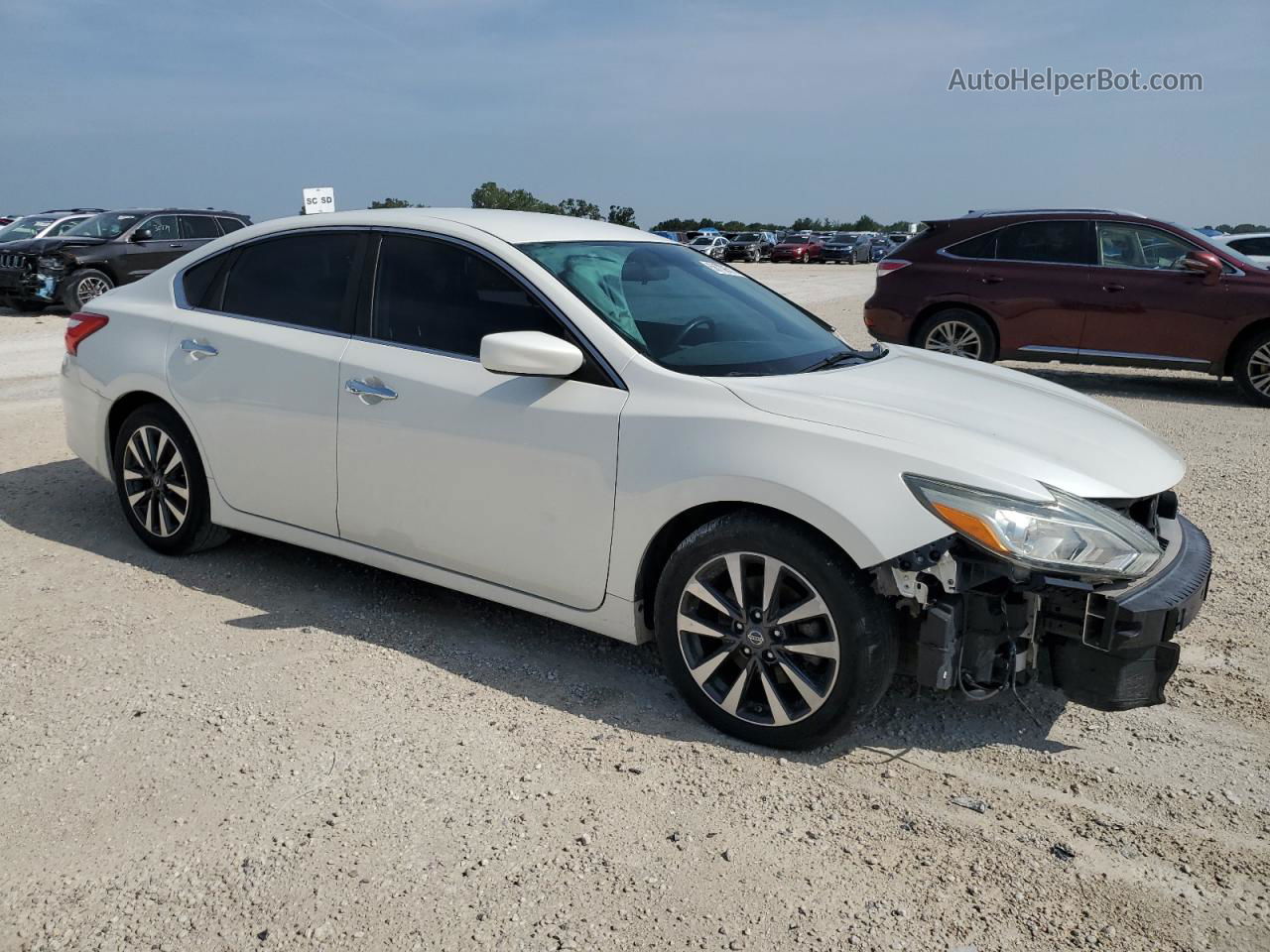 2017 Nissan Altima 2.5 White vin: 1N4AL3AP5HC148301