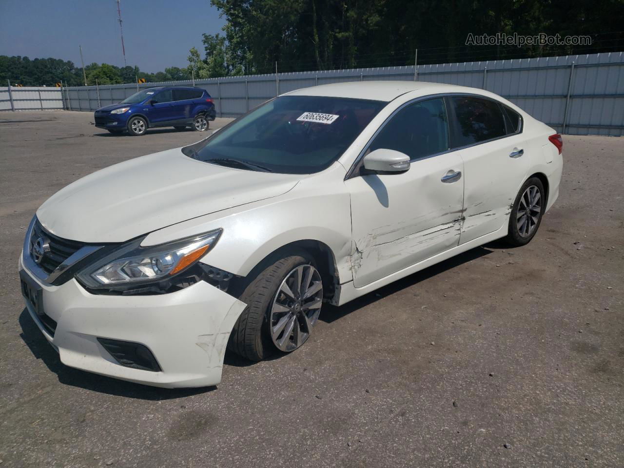 2017 Nissan Altima 2.5 White vin: 1N4AL3AP5HC177183