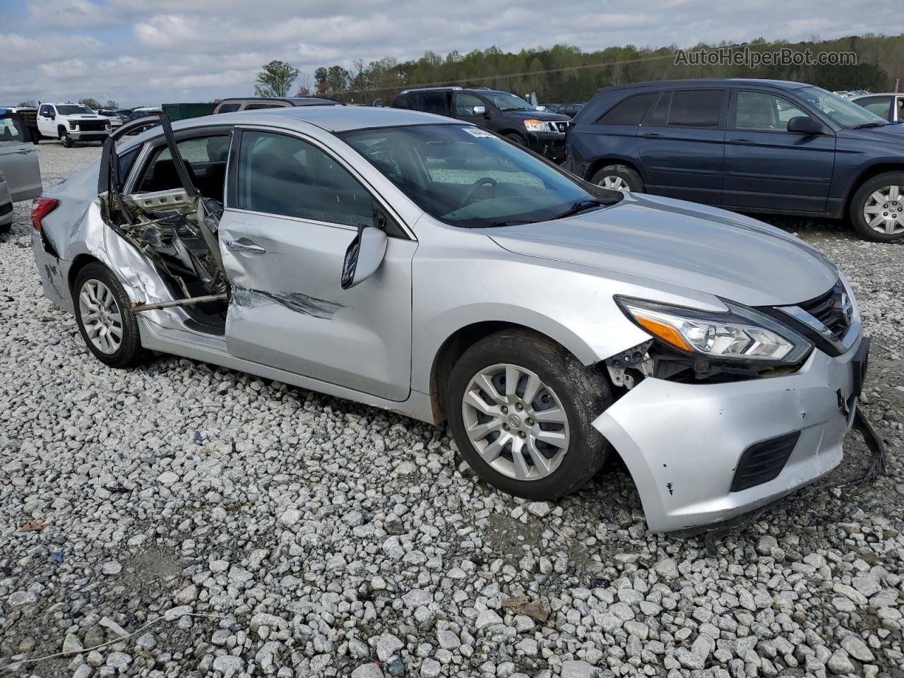 2017 Nissan Altima 2.5 Silver vin: 1N4AL3AP5HC191889