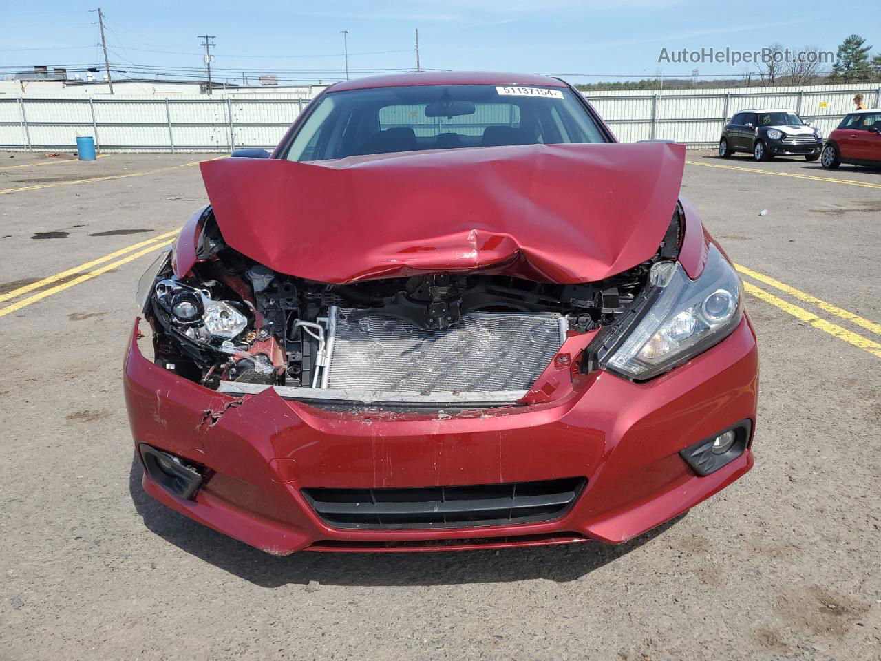 2017 Nissan Altima 2.5 Красный vin: 1N4AL3AP5HC224518