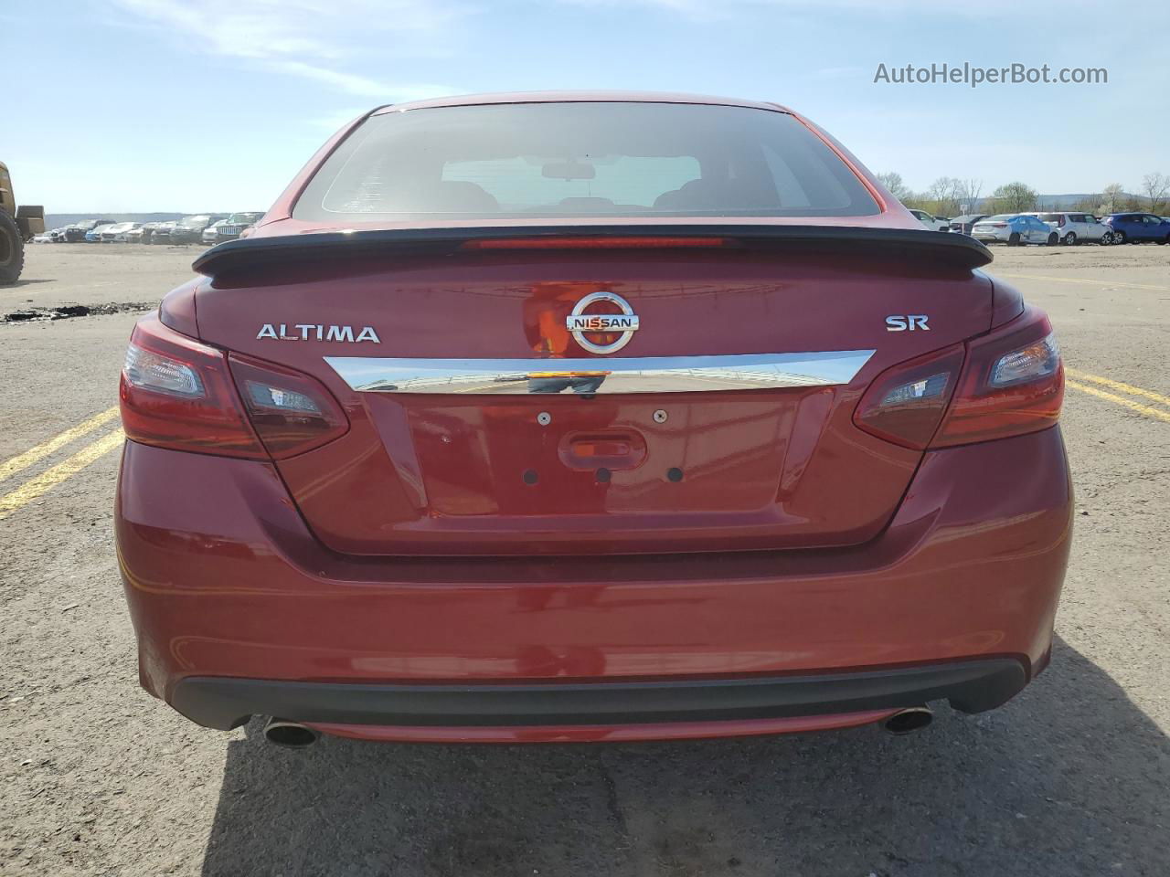 2017 Nissan Altima 2.5 Красный vin: 1N4AL3AP5HC224518