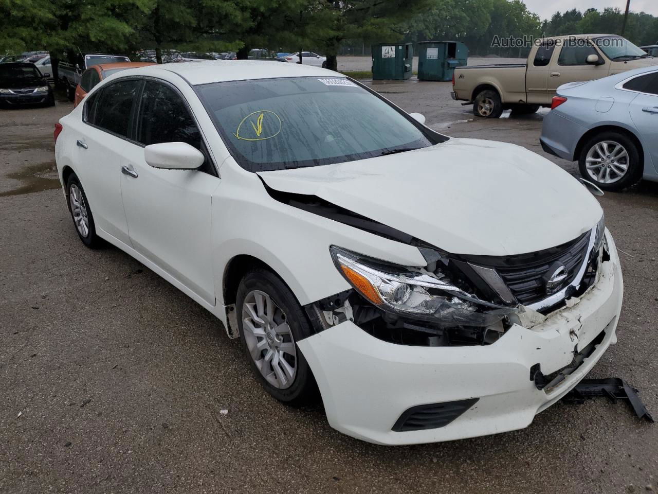 2017 Nissan Altima 2.5 White vin: 1N4AL3AP5HC263433