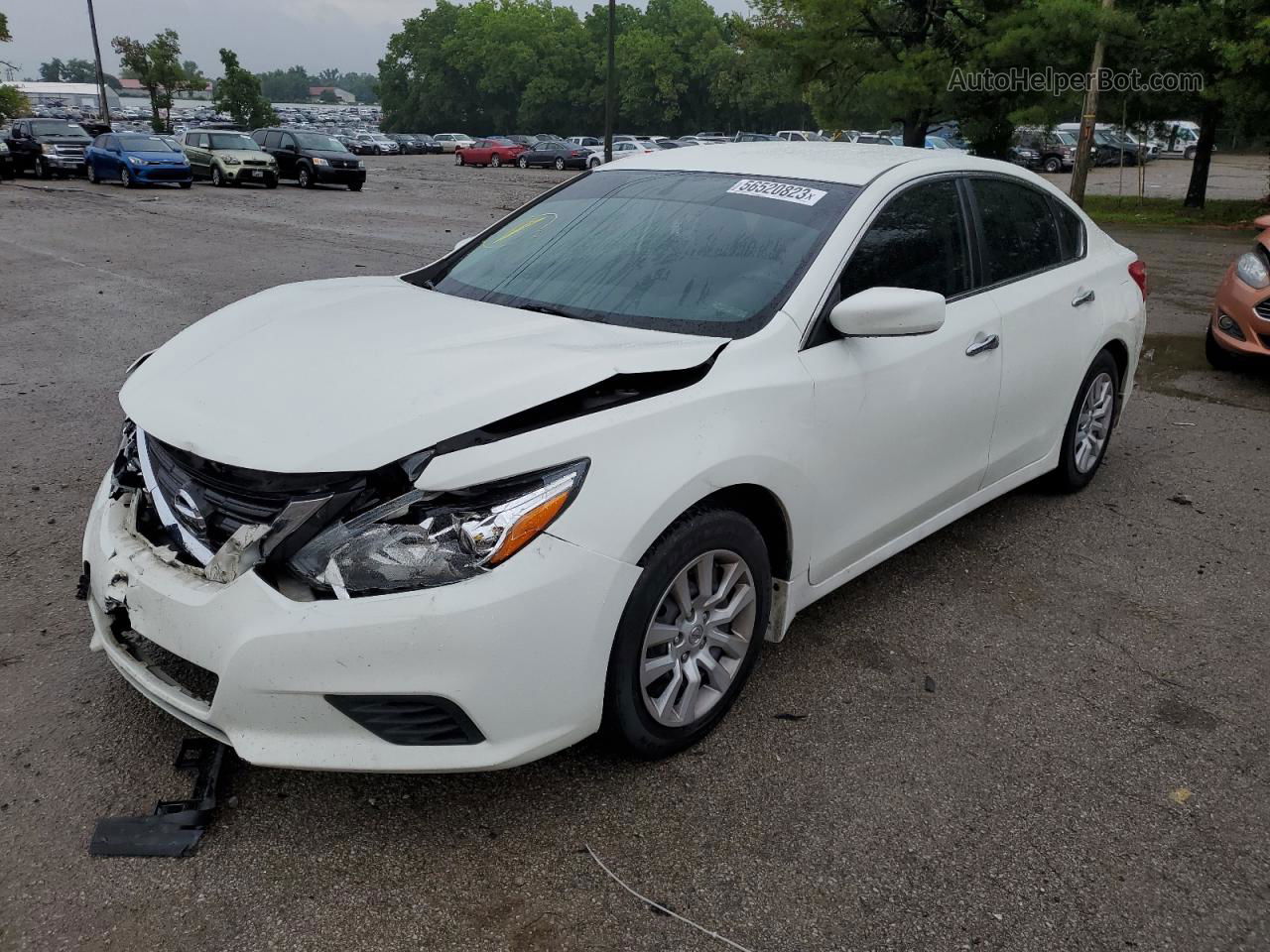 2017 Nissan Altima 2.5 White vin: 1N4AL3AP5HC263433