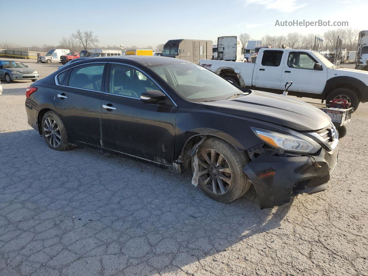 2017 Nissan Altima 2.5 Черный vin: 1N4AL3AP5HC284752