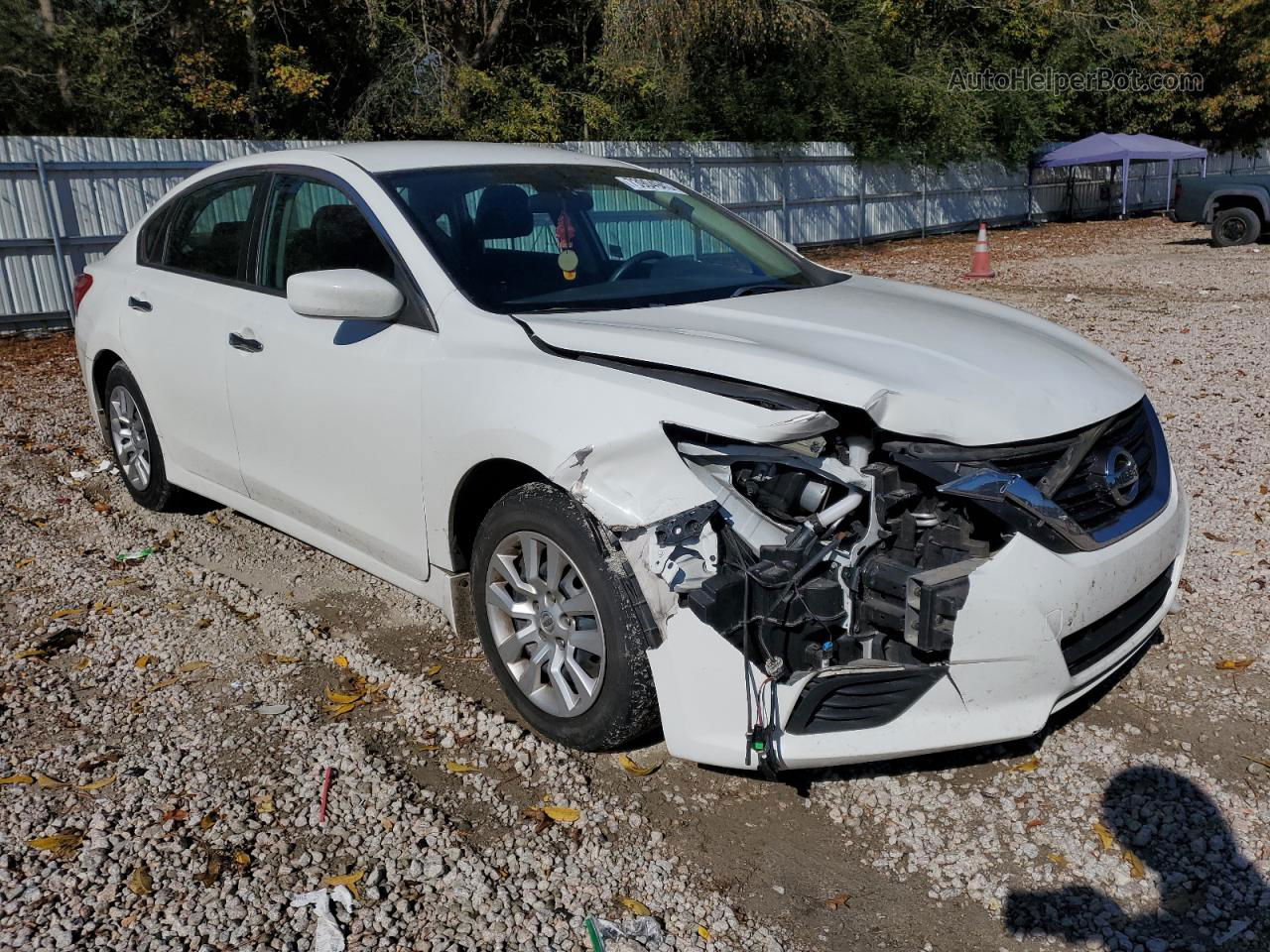 2017 Nissan Altima 2.5 White vin: 1N4AL3AP5HN315213