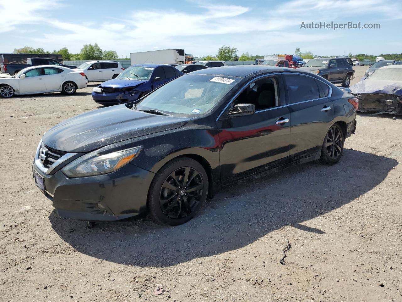 2017 Nissan Altima 2.5 Black vin: 1N4AL3AP5HN345053