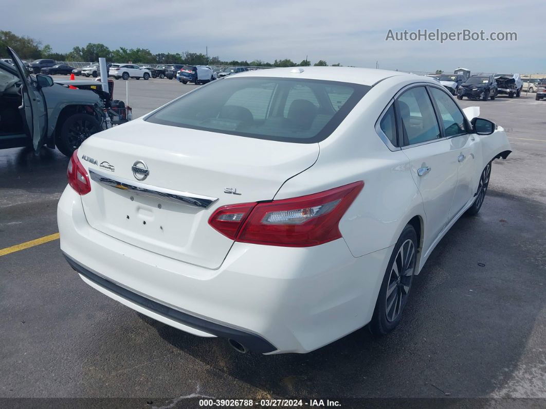 2018 Nissan Altima 2.5 Sl White vin: 1N4AL3AP5JC140690