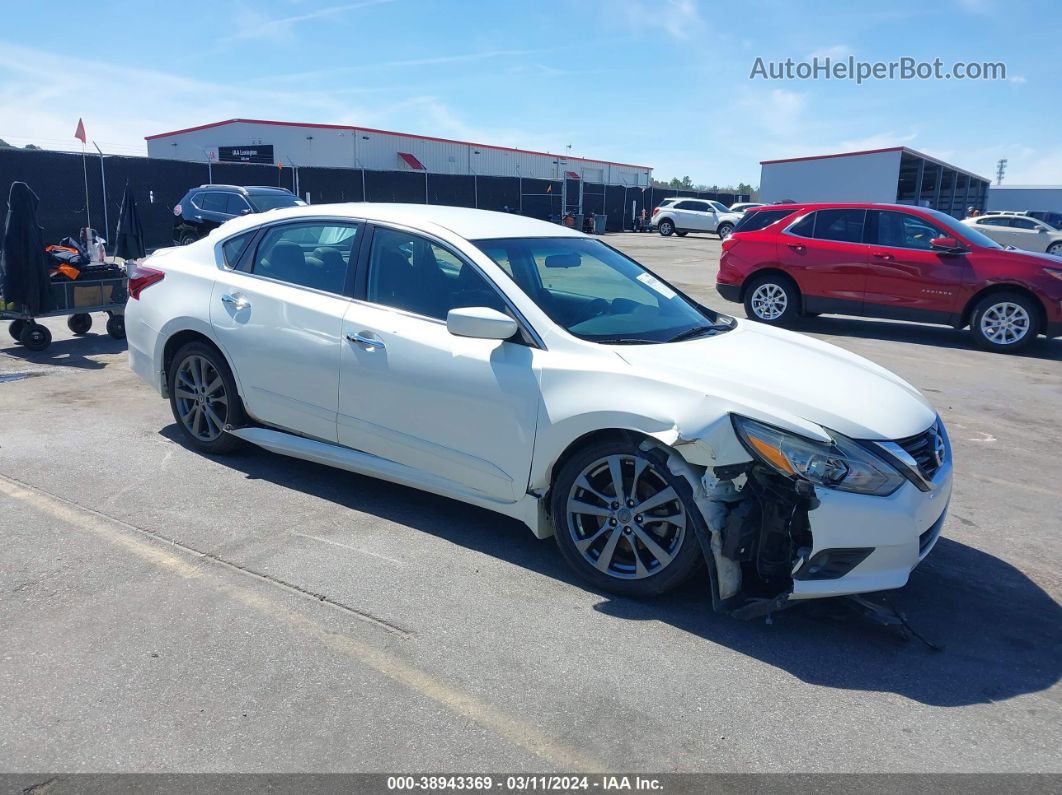 2018 Nissan Altima 2.5 Sr White vin: 1N4AL3AP5JC233399