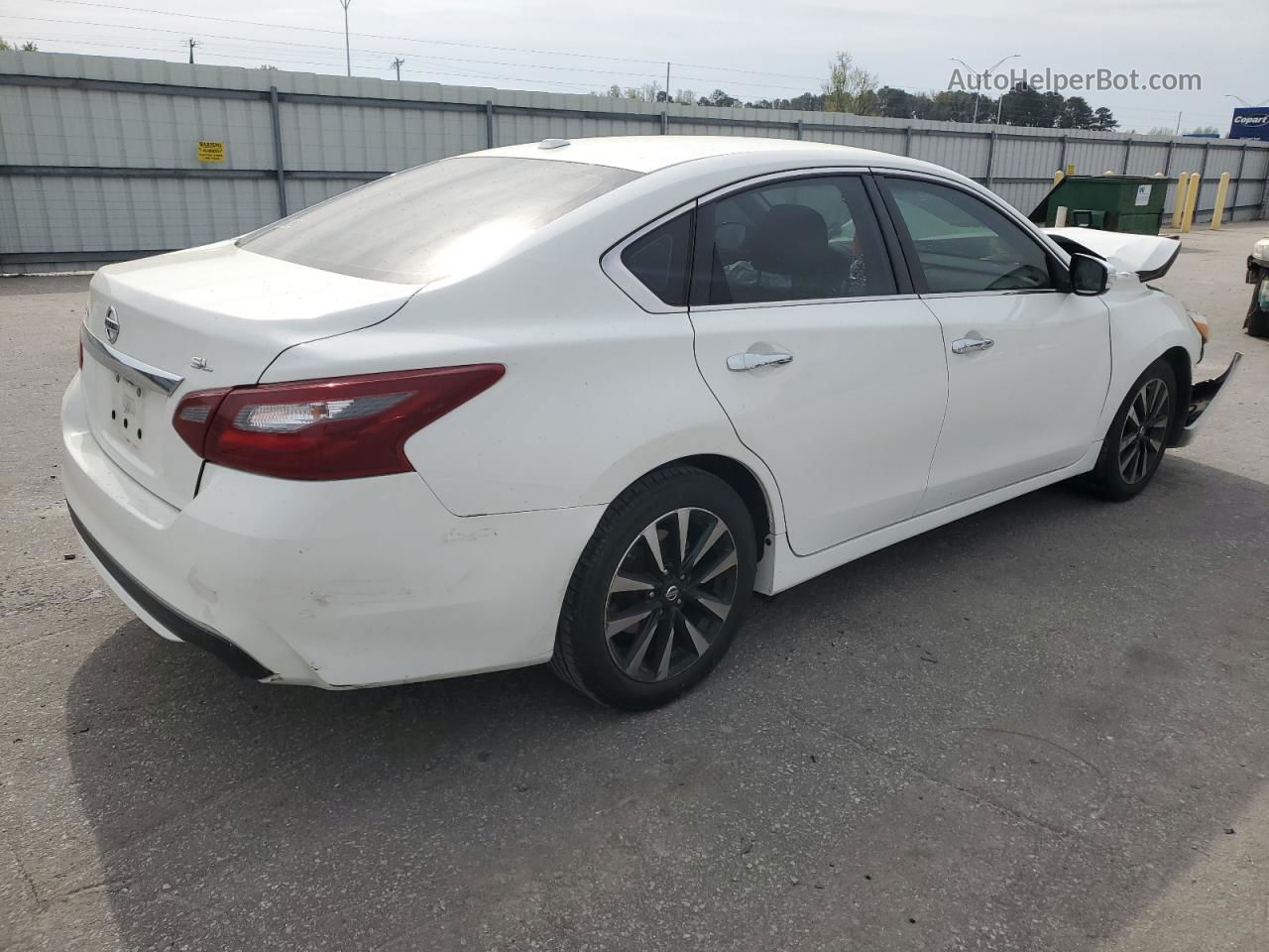 2018 Nissan Altima 2.5 White vin: 1N4AL3AP5JC237730