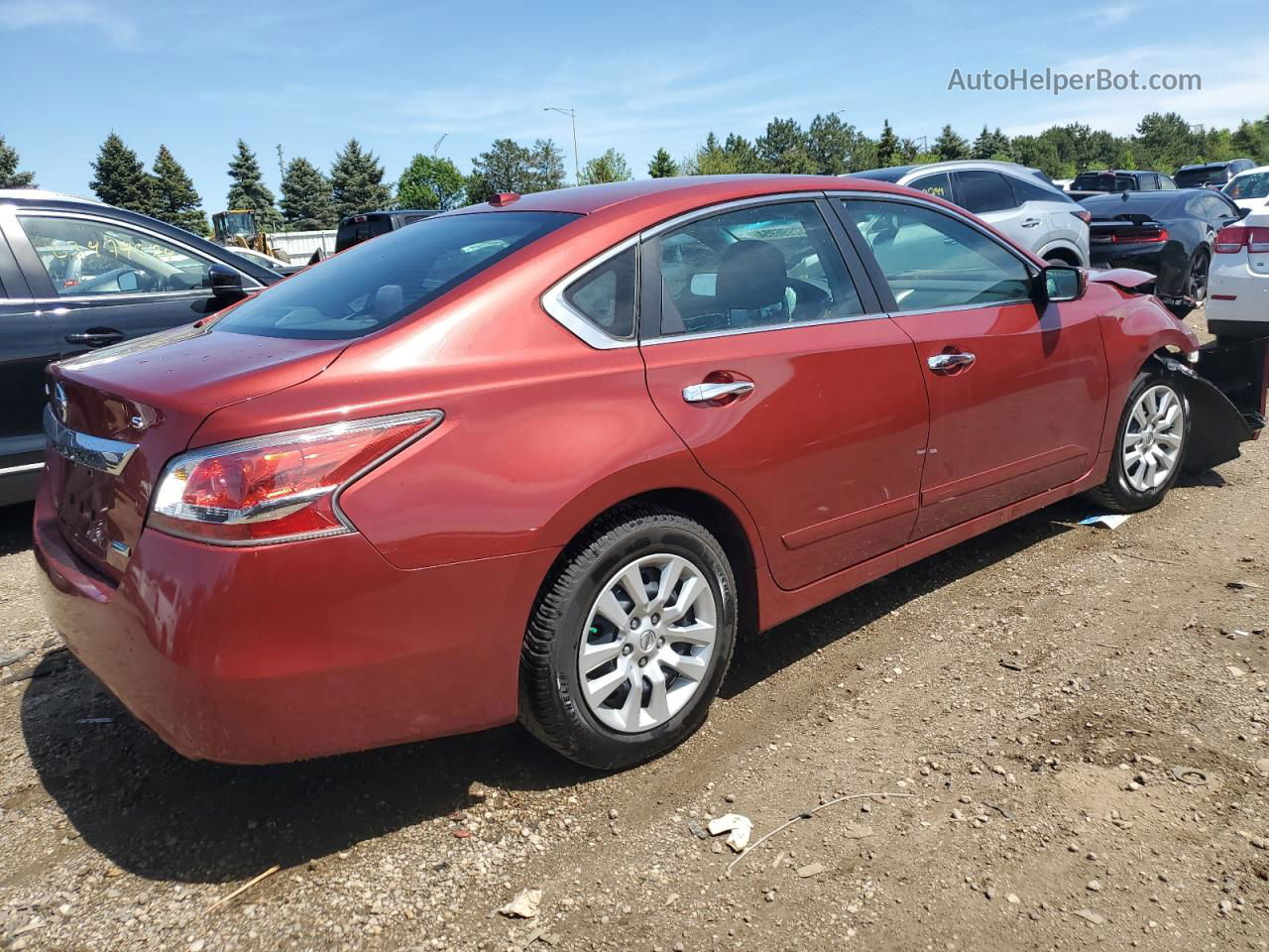 2014 Nissan Altima 2.5 Red vin: 1N4AL3AP6EC146584