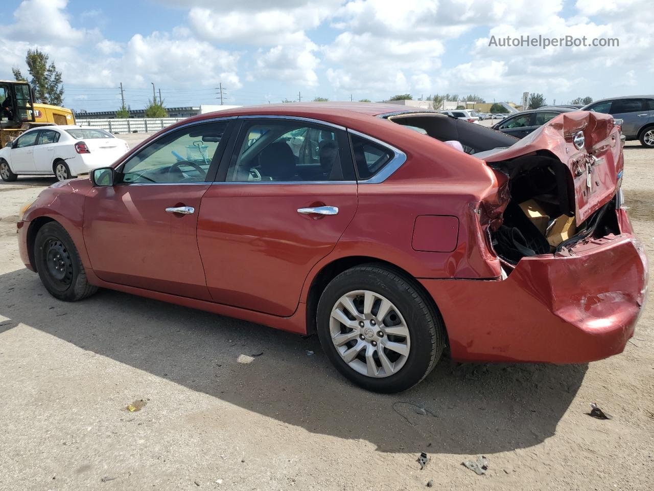 2014 Nissan Altima 2.5 Красный vin: 1N4AL3AP6EC165992