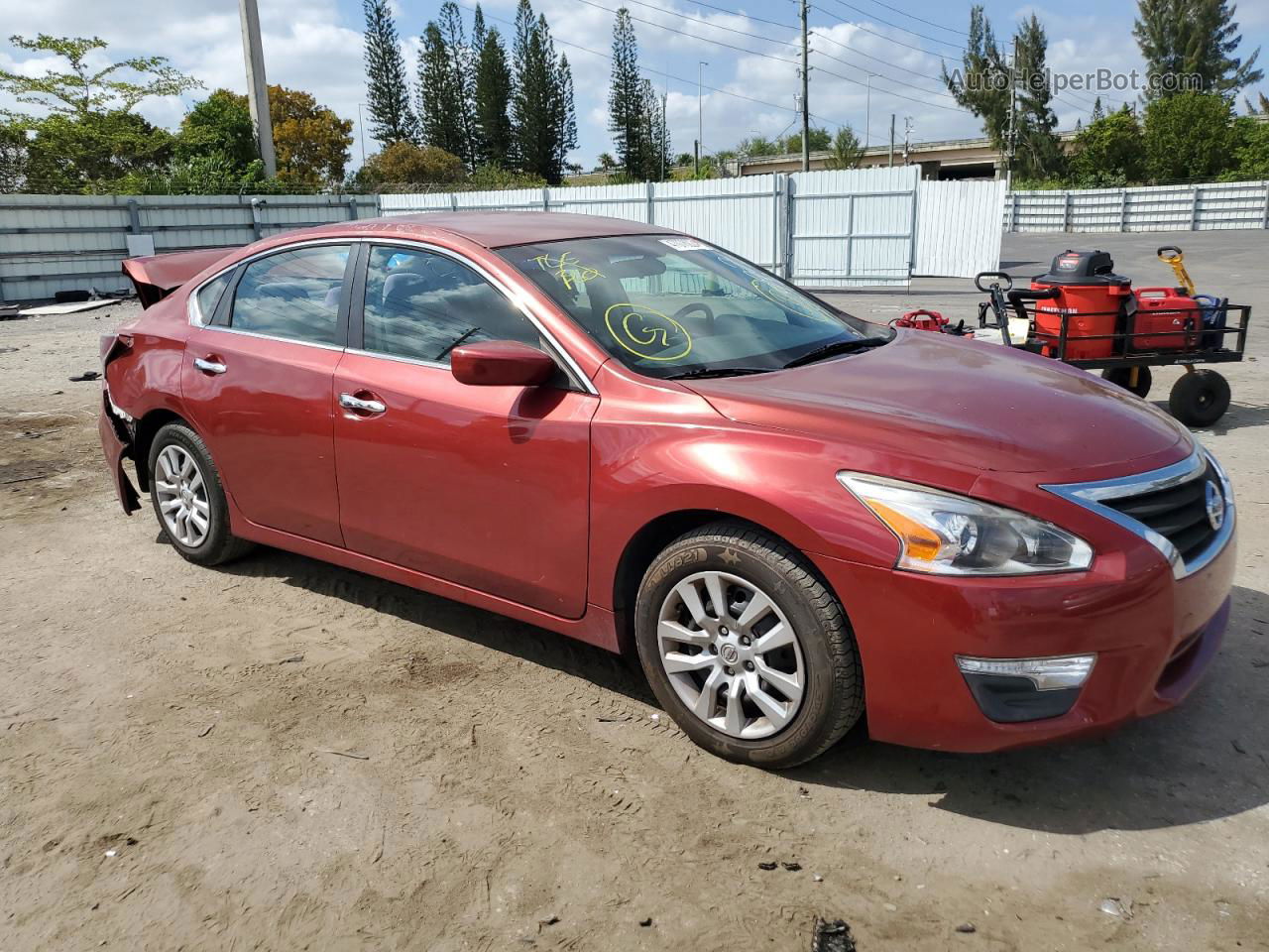 2014 Nissan Altima 2.5 Red vin: 1N4AL3AP6EC165992