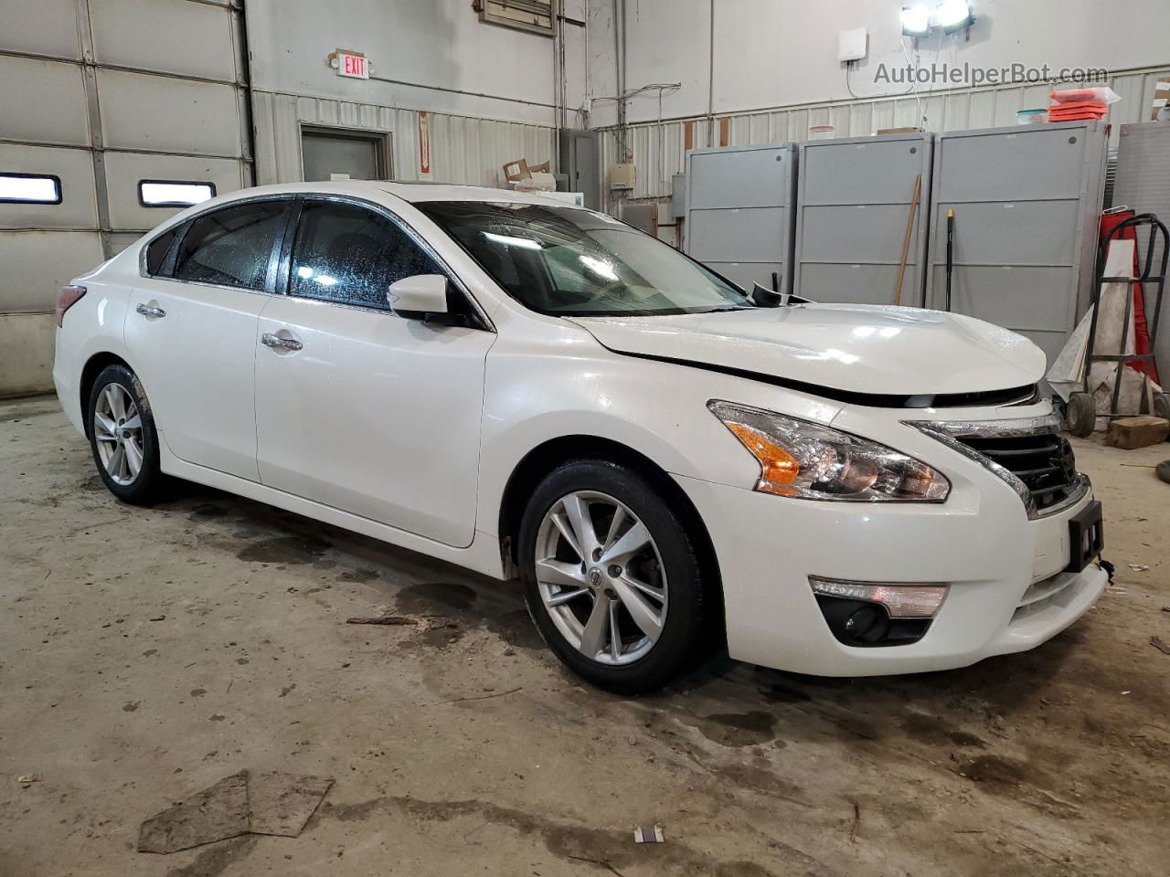 2014 Nissan Altima 2.5 White vin: 1N4AL3AP6EC198989