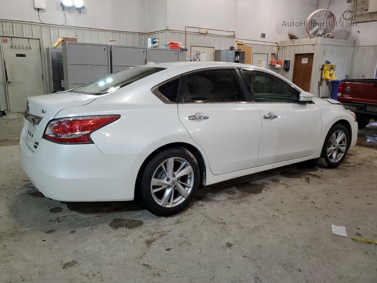 2014 Nissan Altima 2.5 White vin: 1N4AL3AP6EC198989