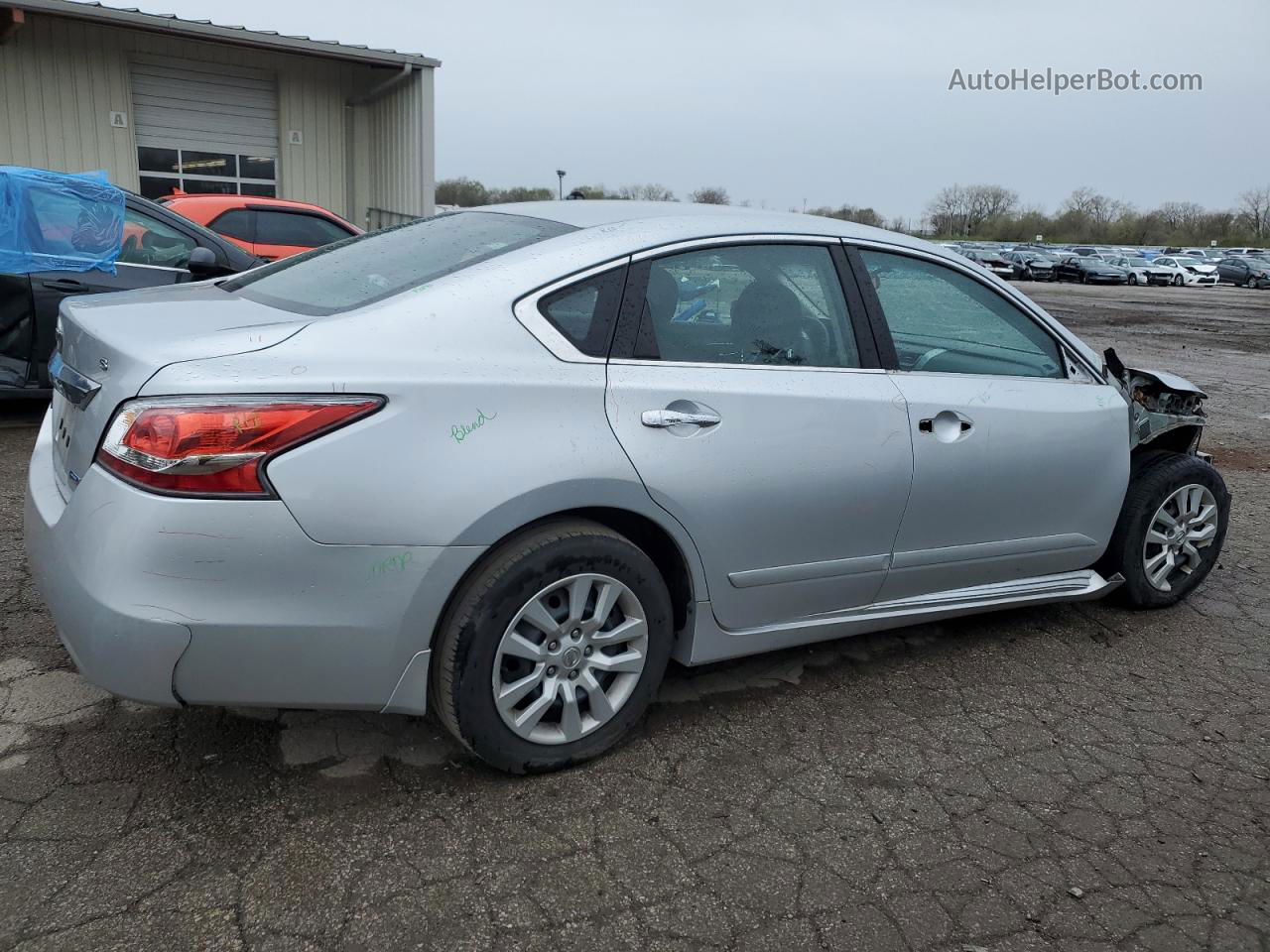 2014 Nissan Altima 2.5 Серебряный vin: 1N4AL3AP6EC295349