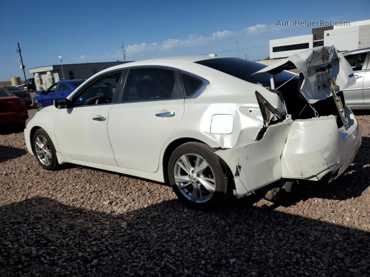 2014 Nissan Altima 2.5 White vin: 1N4AL3AP6EC425534