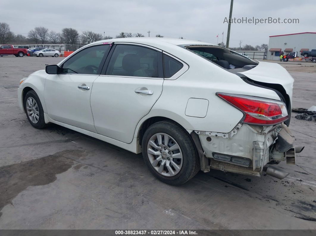 2014 Nissan Altima 2.5 S White vin: 1N4AL3AP6EN205427