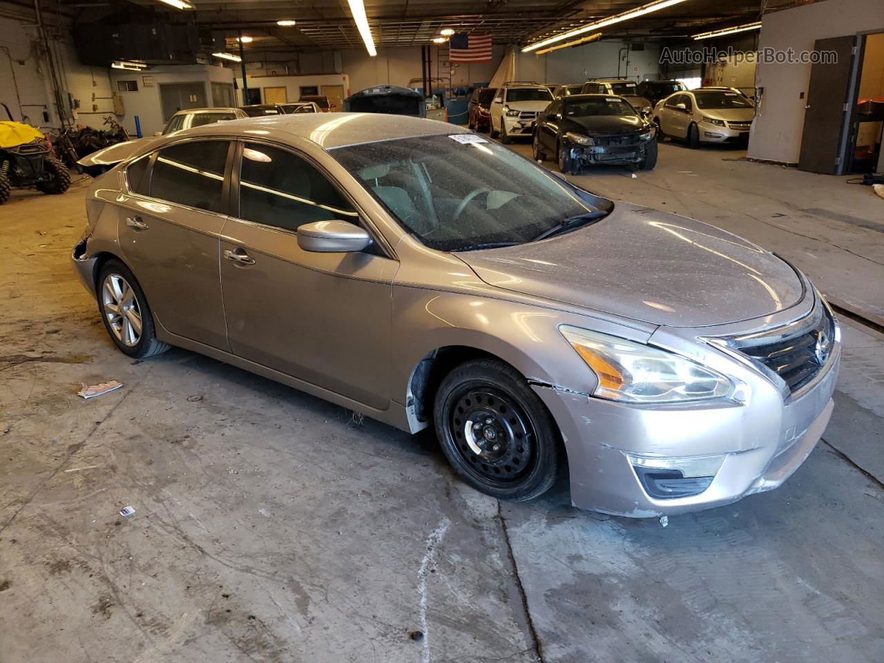 2014 Nissan Altima 2.5 Серебряный vin: 1N4AL3AP6EN259858