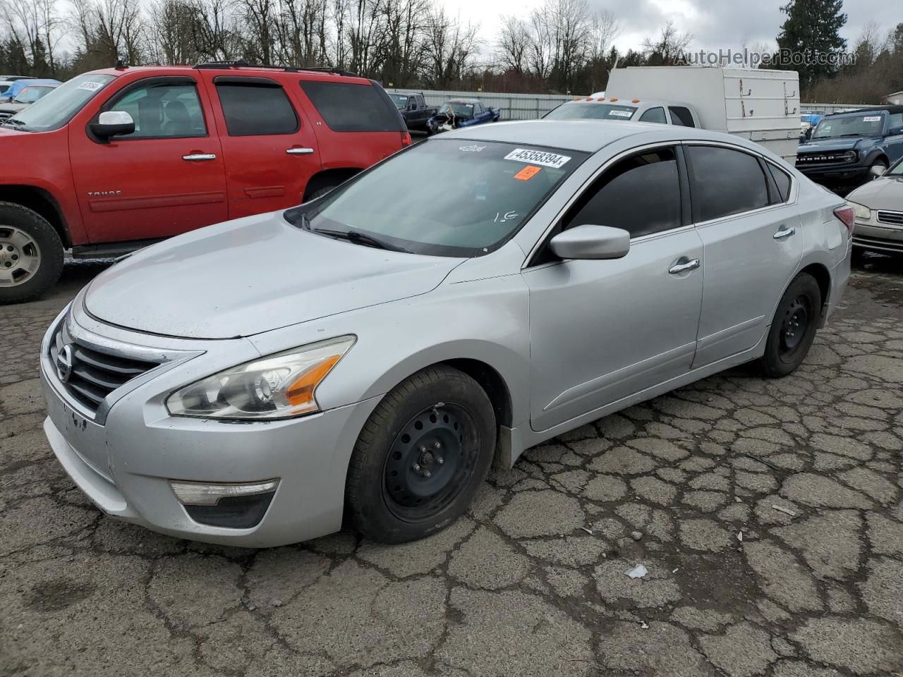 2014 Nissan Altima 2.5 Серебряный vin: 1N4AL3AP6EN346546