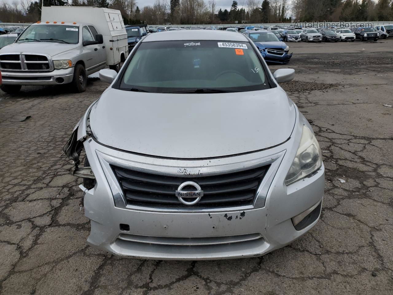 2014 Nissan Altima 2.5 Серебряный vin: 1N4AL3AP6EN346546