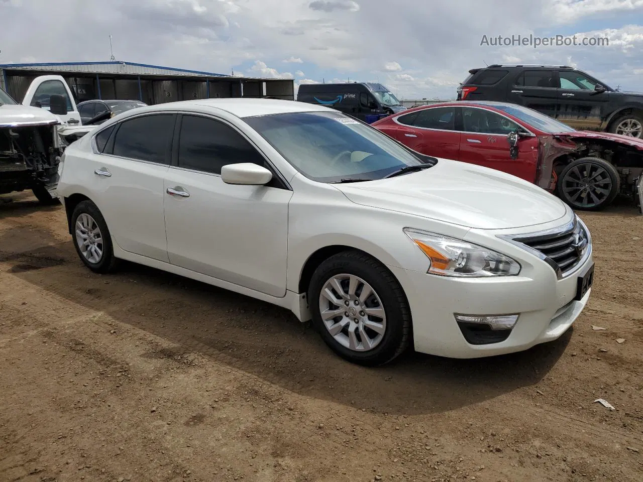 2014 Nissan Altima 2.5 White vin: 1N4AL3AP6EN386335