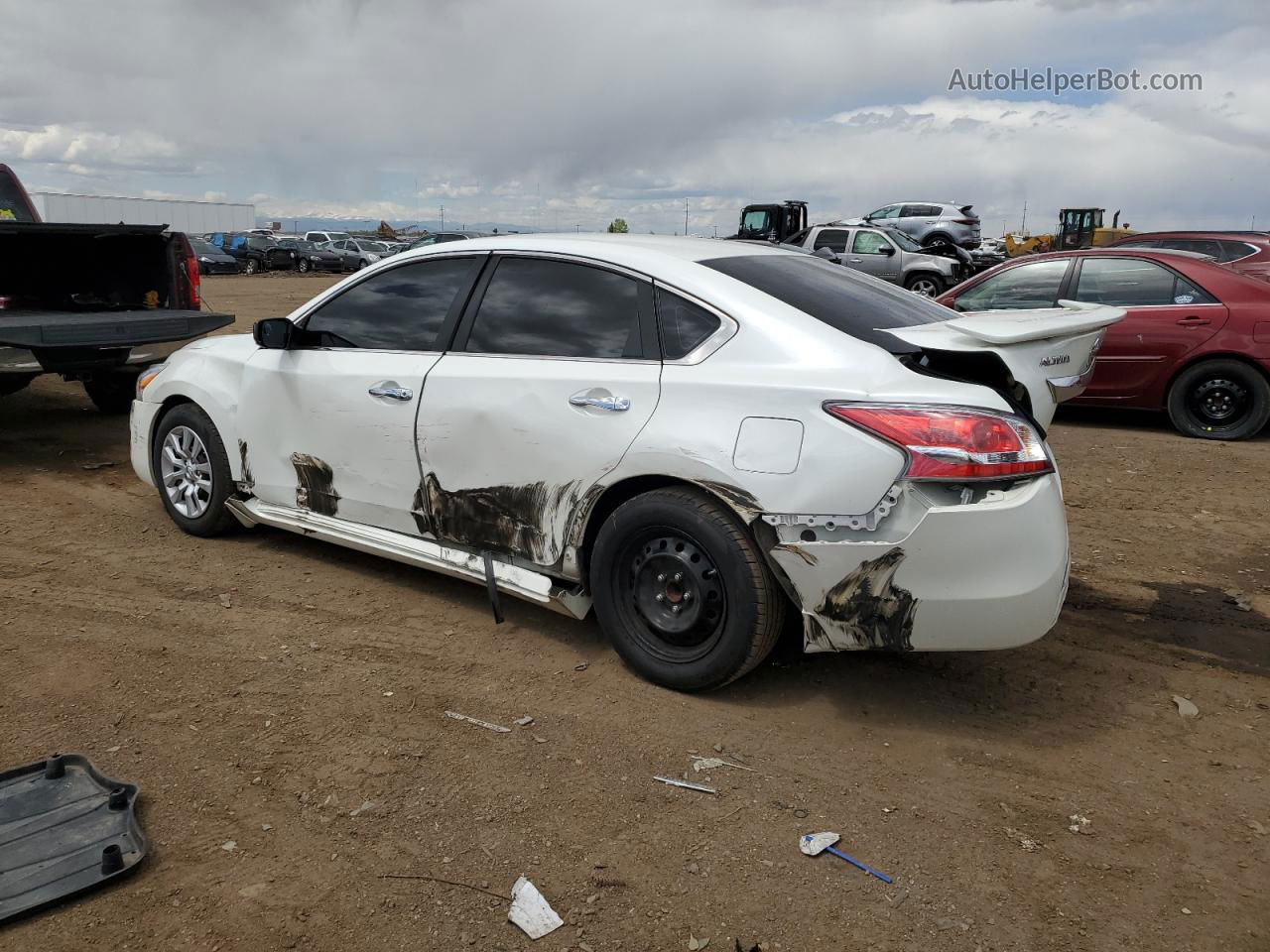 2014 Nissan Altima 2.5 White vin: 1N4AL3AP6EN386335